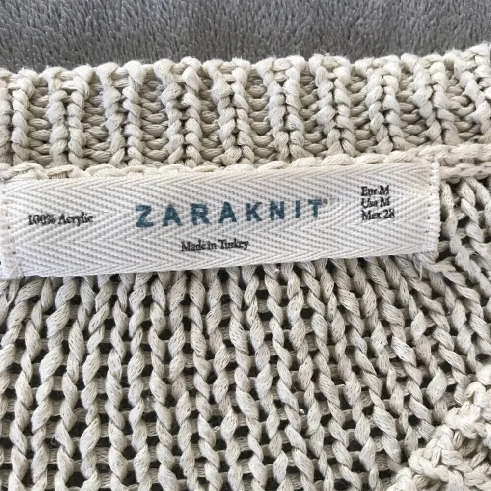 ✨ Zara Cable Knit Sweater✨ - Picture 4 of 7